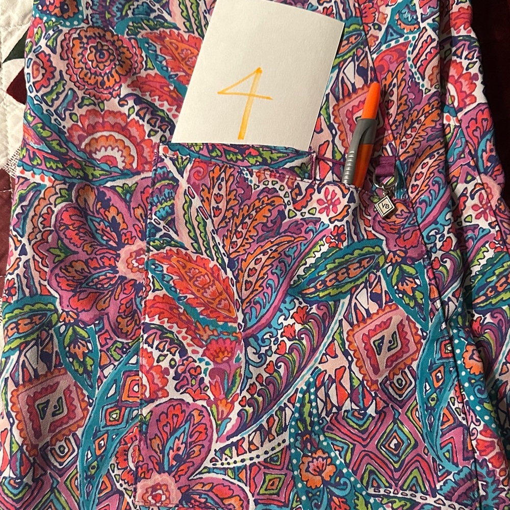 Vera Bradley Floral and Paisley scrub tops - Picture 9 of 11